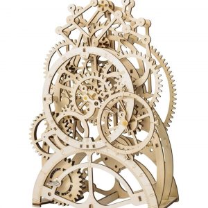 Maqueta de madera reloj