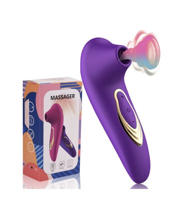 Succionador vibrador de silicona