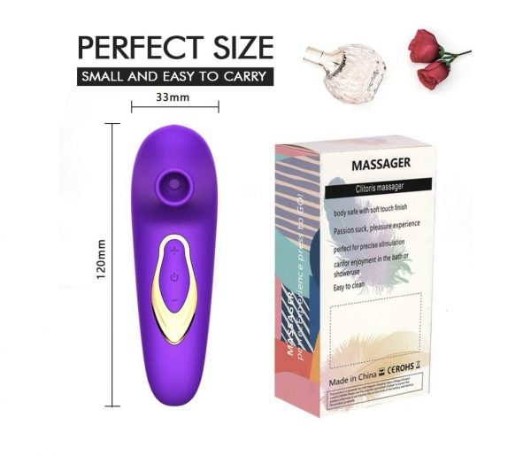 Succionador vibrador de silicona - Imagen 2
