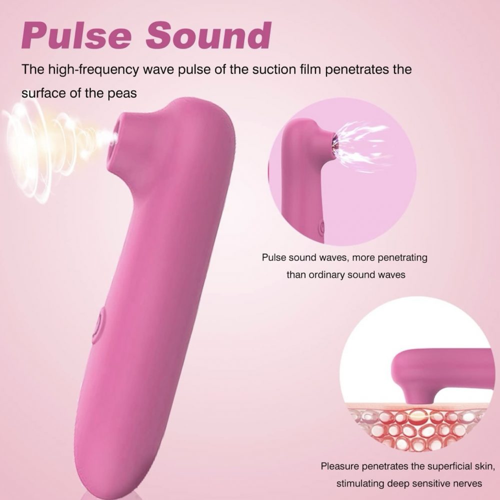 Succionador de clitoris silicona rosa