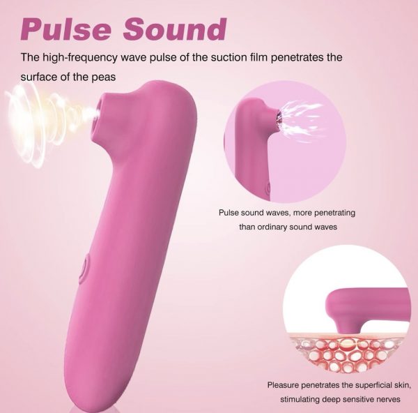 Succionador de clitoris silicona rosa
