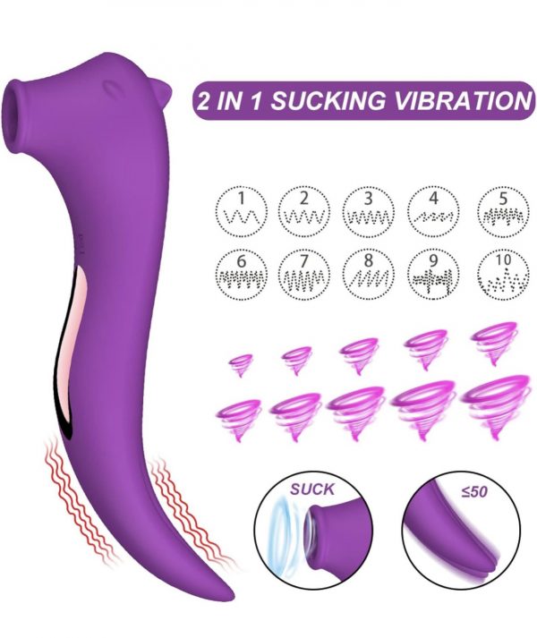 Succionador de clitoris 2 en 1 - Imagen 2