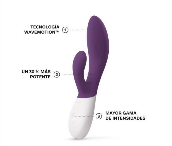 LELO INA WAVE 2 consolador con forma de conejito - Imagen 2