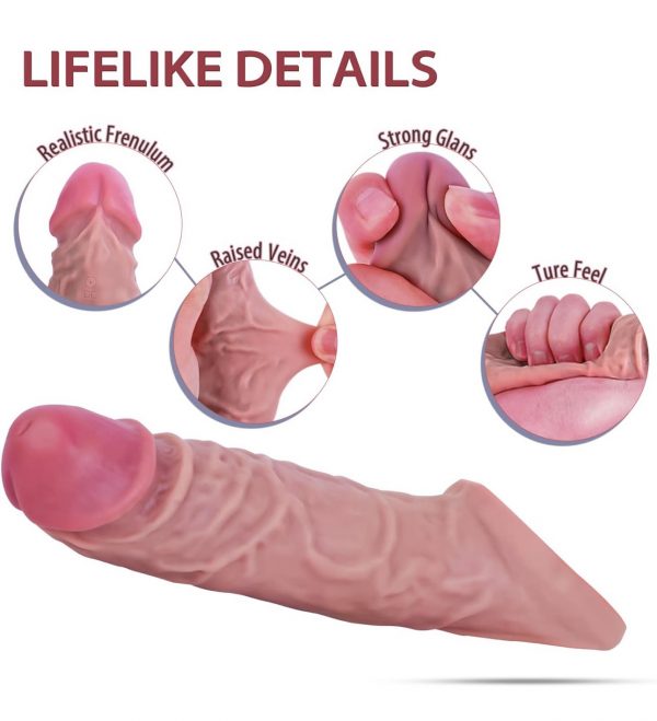 Alargador de pene silicona vibrador