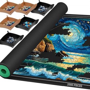 tapete enrollable para puzzles de hasta 2.000 piezas