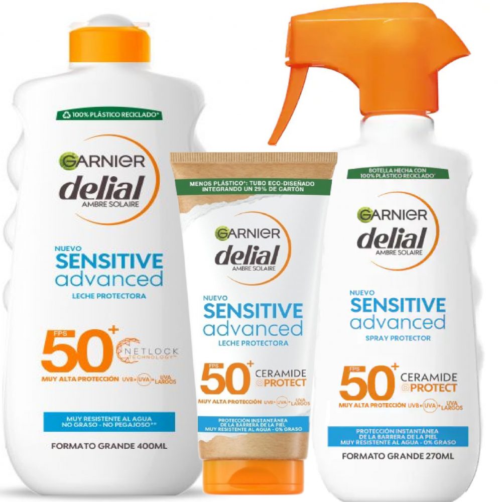 Garnier Delial Sensitive Advanced FPS50+ | DISTINTOS FORMATOS