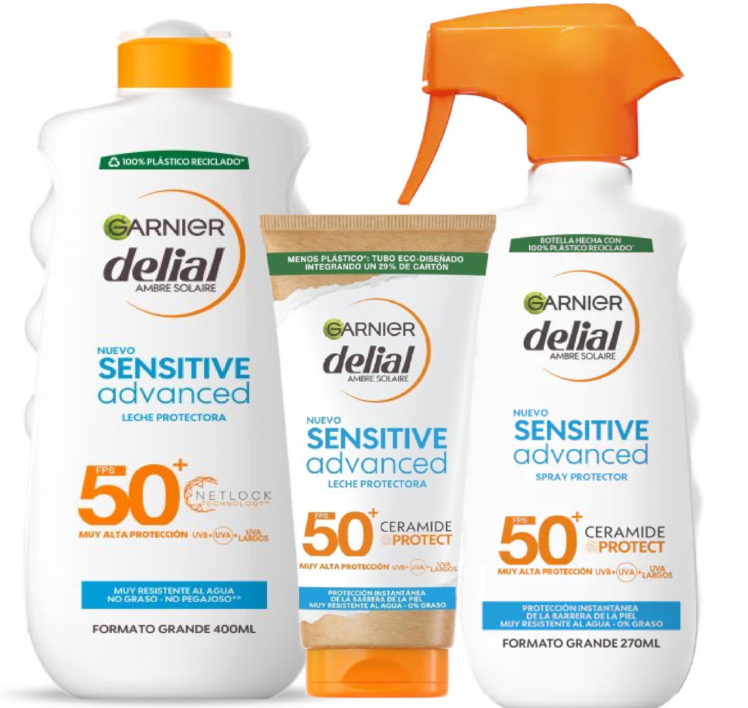 Garnier Delial Sensitive Advanced FPS50+ | DISTINTOS FORMATOS