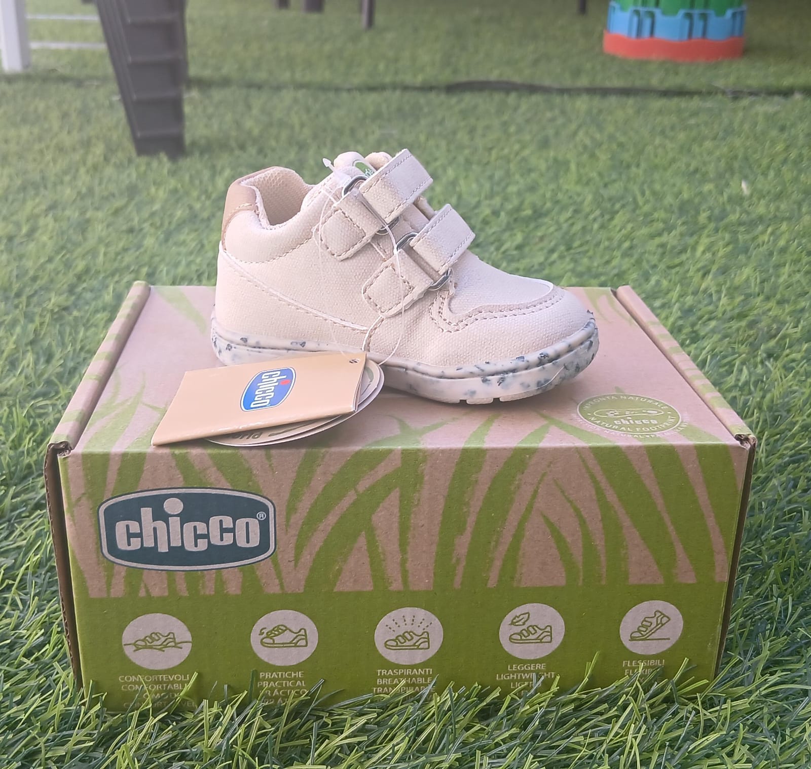 Zapatillas Chicco Beige Niño