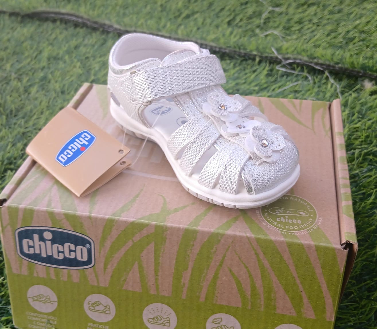 Sandalias Blancas Niña Chicco
